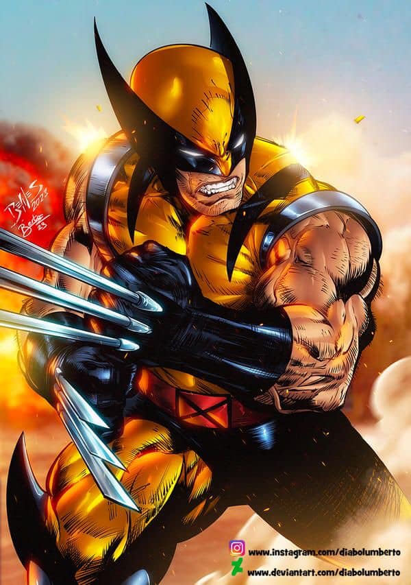 Wolverine Comic Action Illustration Jigsaw Puzzle