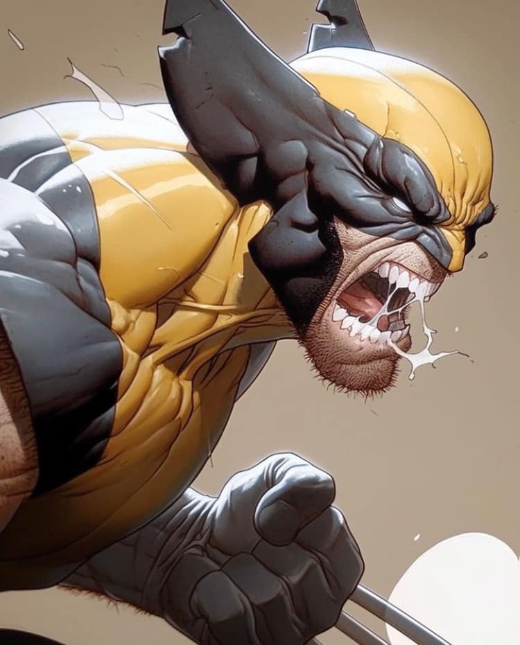 Wolverine Comic Action (3) Jigsaw Puzzle