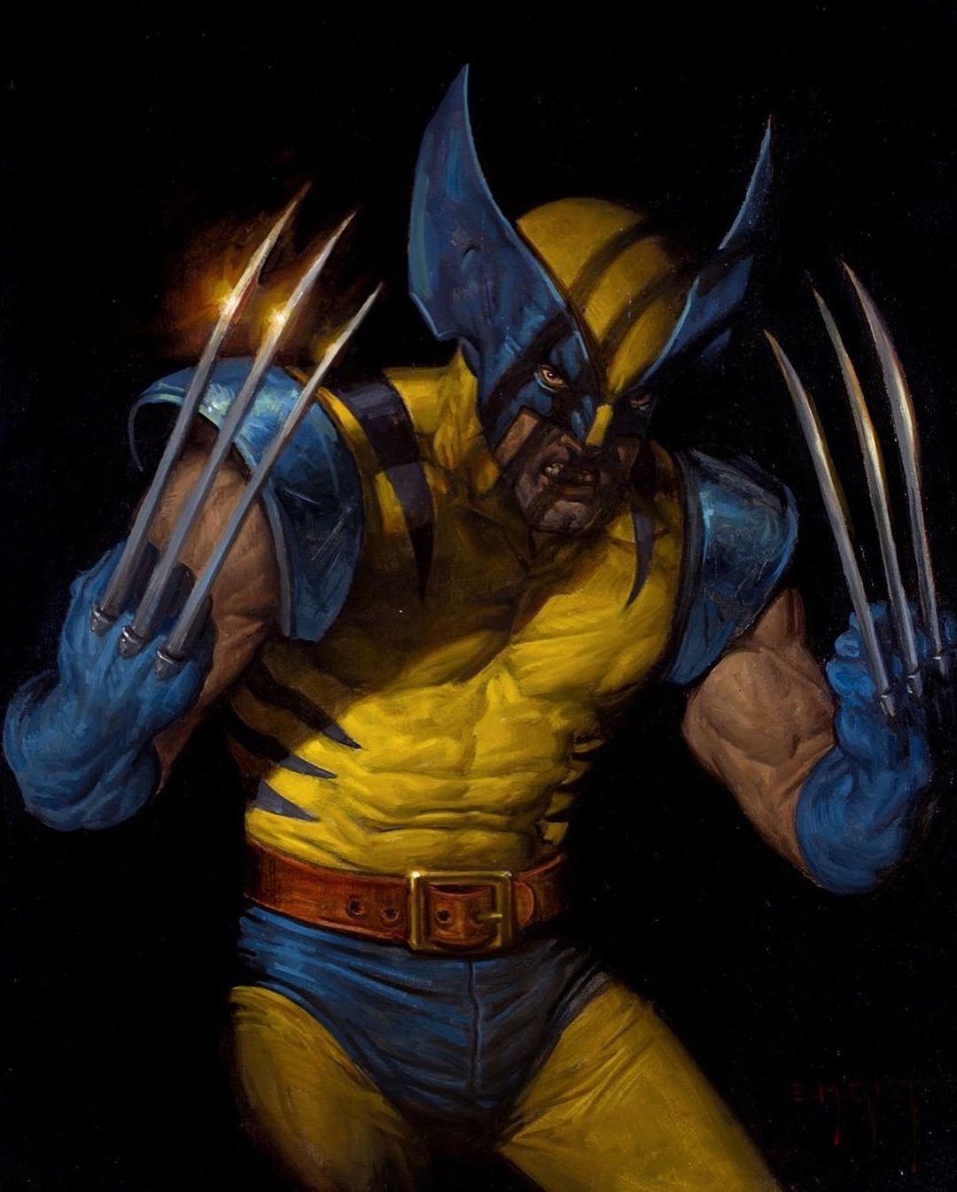 Wolverine Comic Art Print Poster