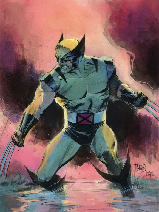 Wolverine Comic Art Action (4) Print Poster