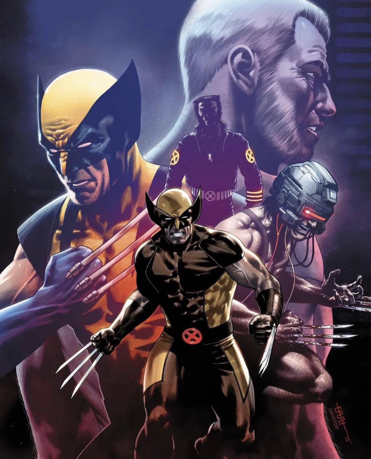 Wolverine Comic Art (2) Jigsaw Puzzle