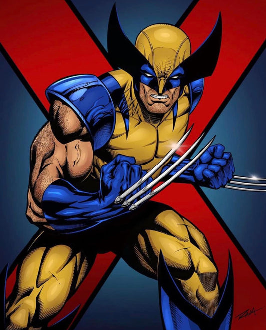 Wolverine Comic Art (3) Print Poster