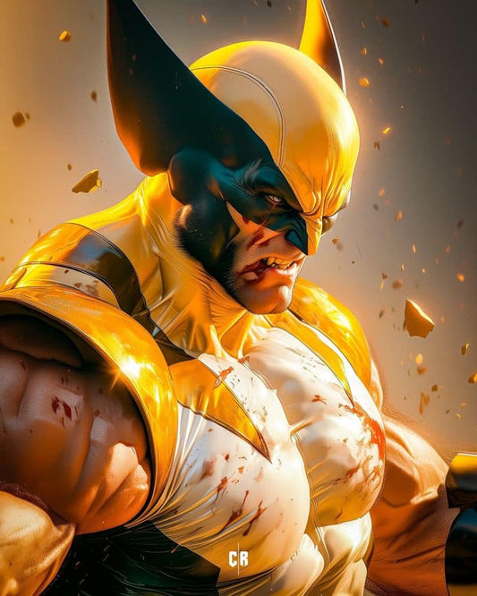 Wolverine Comic Battle Ready Print Poster