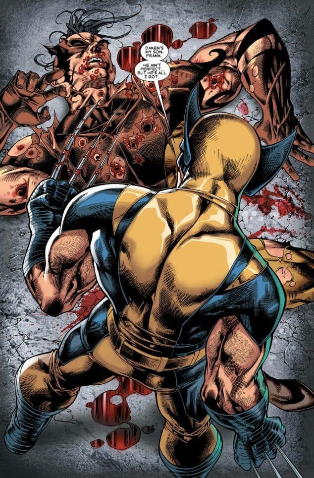Wolverine Comic Battle Jigsaw Puzzle