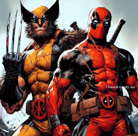 Wolverine Deadpool Artwork Print Poster