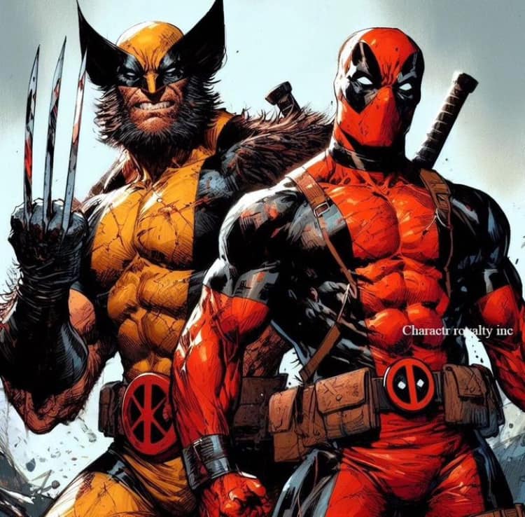 Wolverine Deadpool Artwork Jigsaw Puzzle