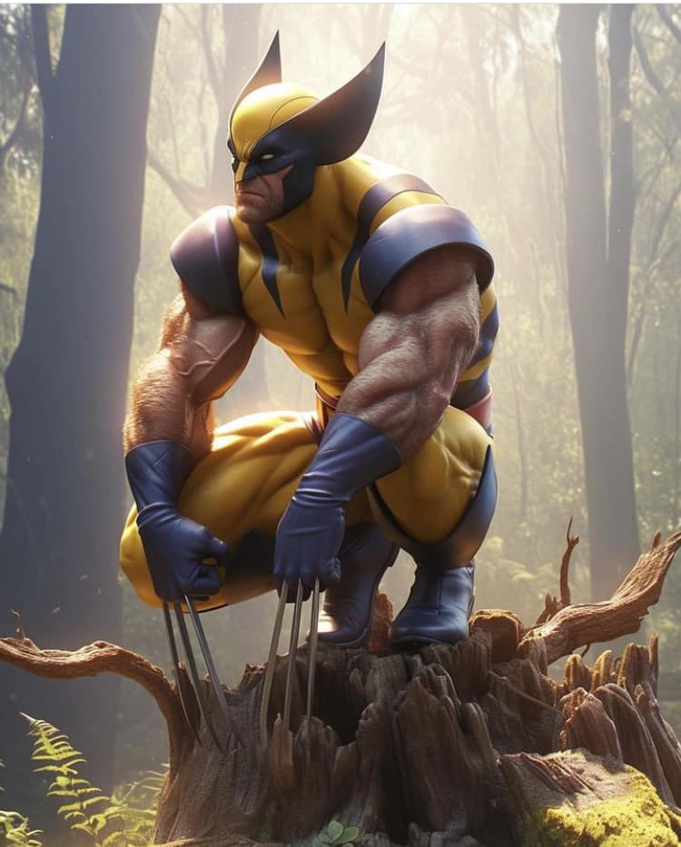 Wolverine Hero Forest Jigsaw Puzzle