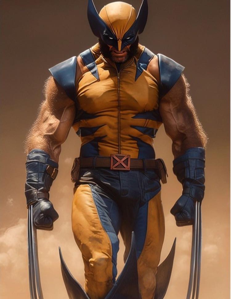 Wolverine Hero Pose Jigsaw Puzzle