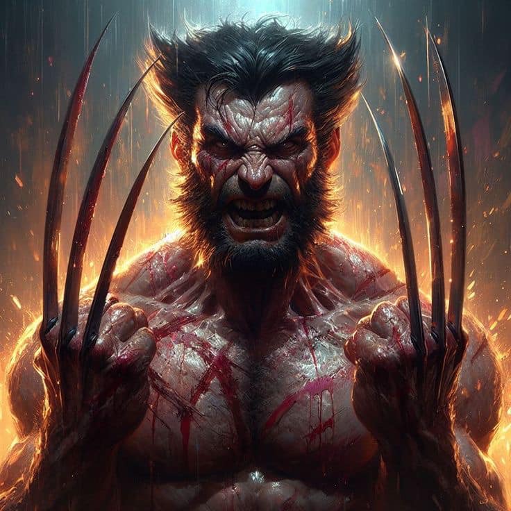 Wolverine Heroic Anger Jigsaw Puzzle
