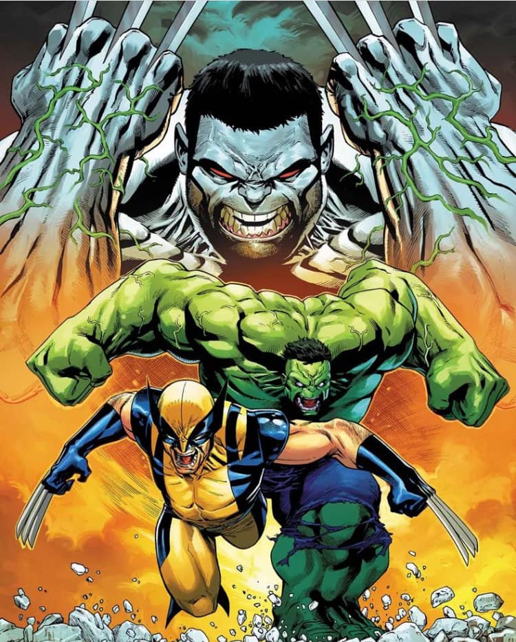 Wolverine Hulk Comic Action Jigsaw Puzzle