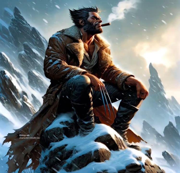 Wolverine Mountain Cliff Smoke Jigsaw Puzzle