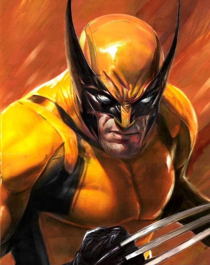 Wolverine Portrait Action Jigsaw Puzzle