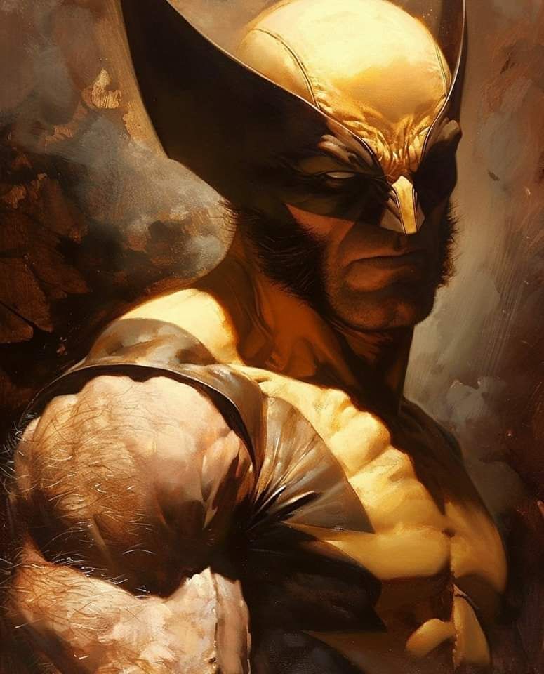 Wolverine Portrait Artwork Jigsaw Puzzle