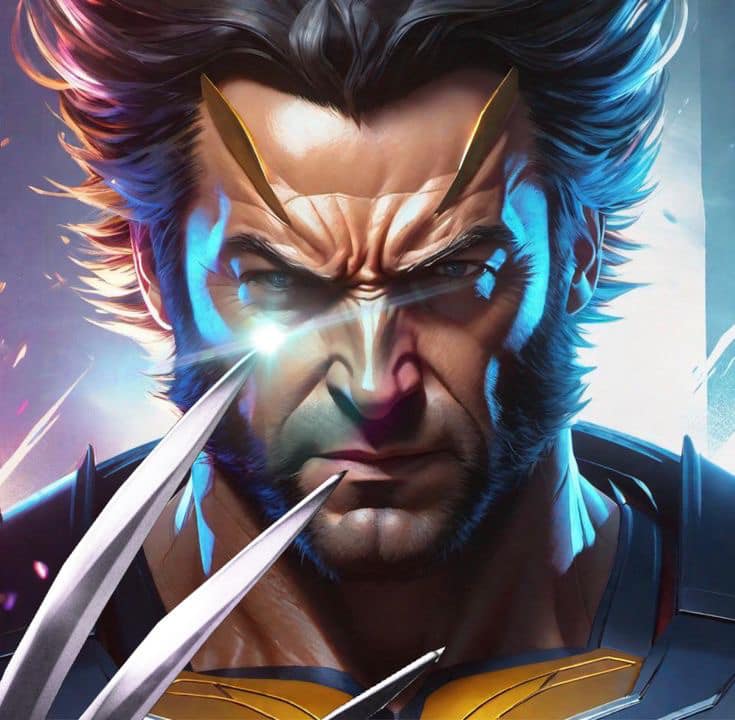 Wolverine Portrait Heroic (2) Jigsaw Puzzle