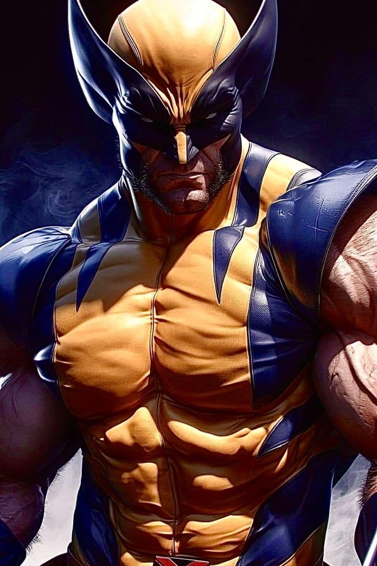 Wolverine Portrait (2) Print Poster