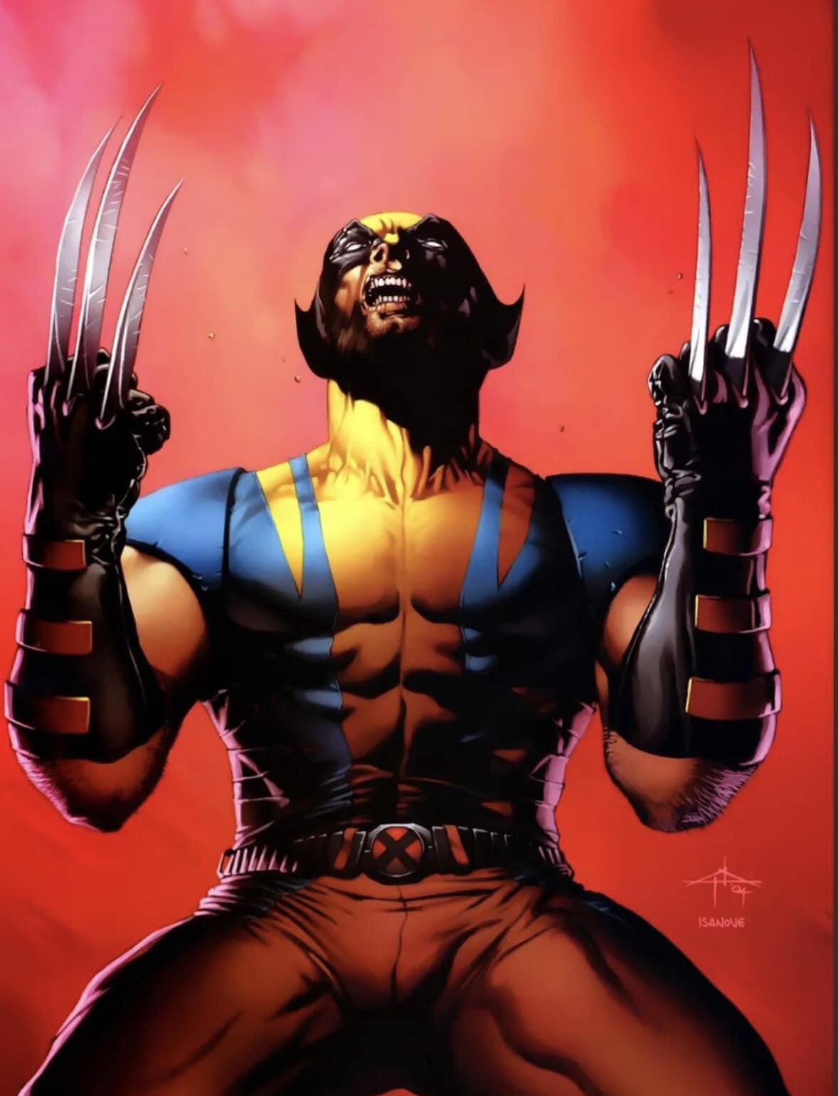 Wolverine Pose Character Art Print Poster