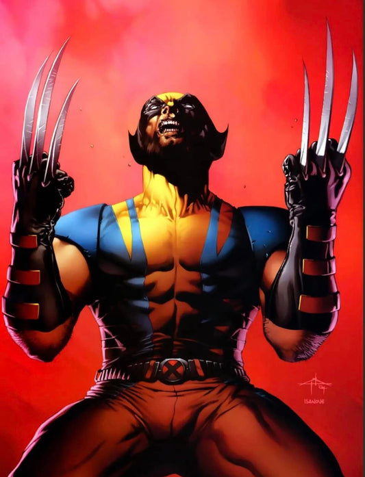 Wolverine Pose Character Art Print Poster