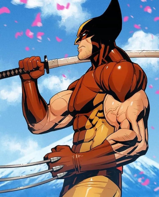 Wolverine Samurai Art Print Poster