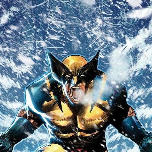 Wolverine Snowstorm Action Print Poster