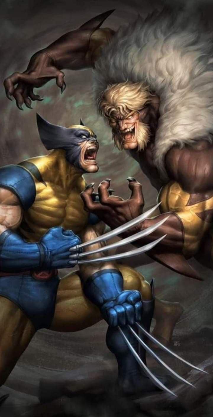 Wolverine Vs Beast Confrontation Jigsaw Puzzle