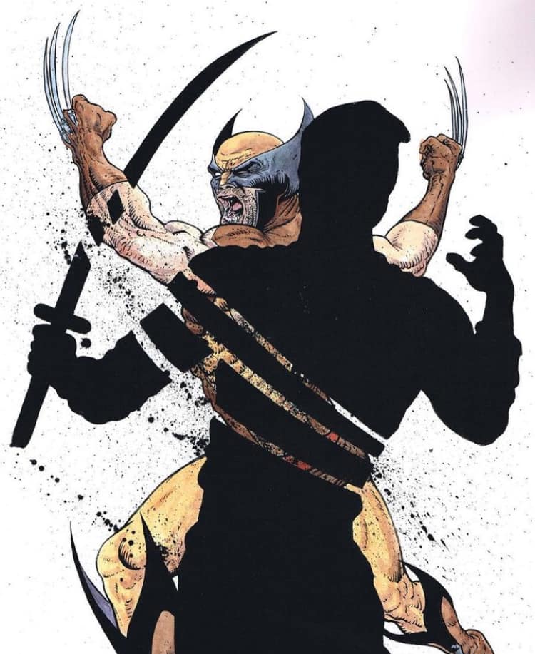 Wolverine Vs Silhouette Action Jigsaw Puzzle