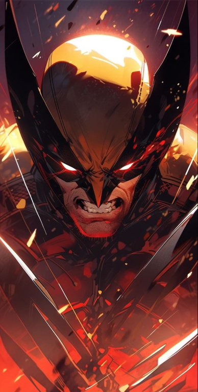 Wolverine Aggressive Claws 8653 Print Poster