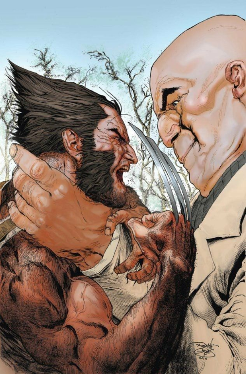 Wolverine And Professor X 213 Print Poster