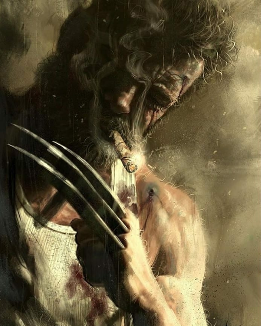 Wolverine Cigar Claws 2984 Print Poster