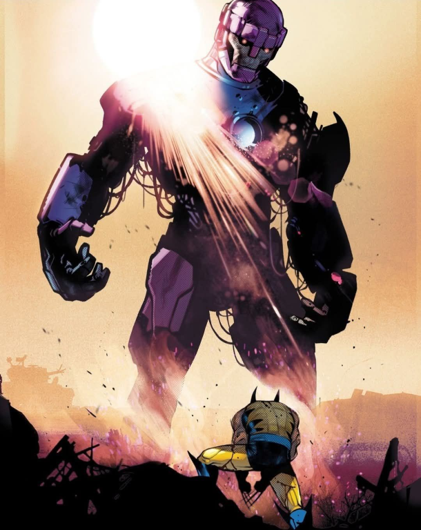 Wolverine Vs Giant Robot 8912 Jigsaw Puzzle
