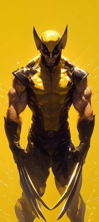 Wolverine Yellow Suit Style 9853 Print Poster