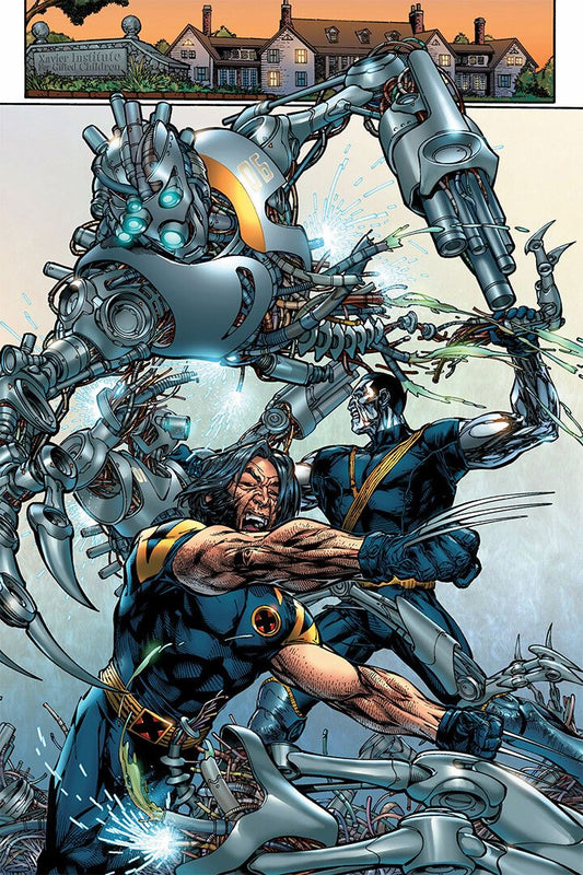 Wolverine And Colossus Xmen Art Print Decor Jigsaw Puzzle