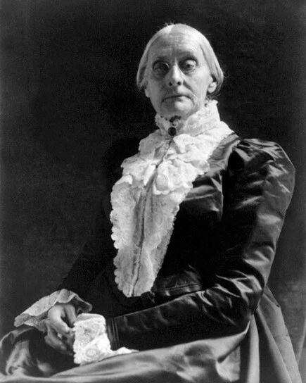 Womans Activist Susan B Anthony Glossy Magnet Print World Leader Magnetgraph