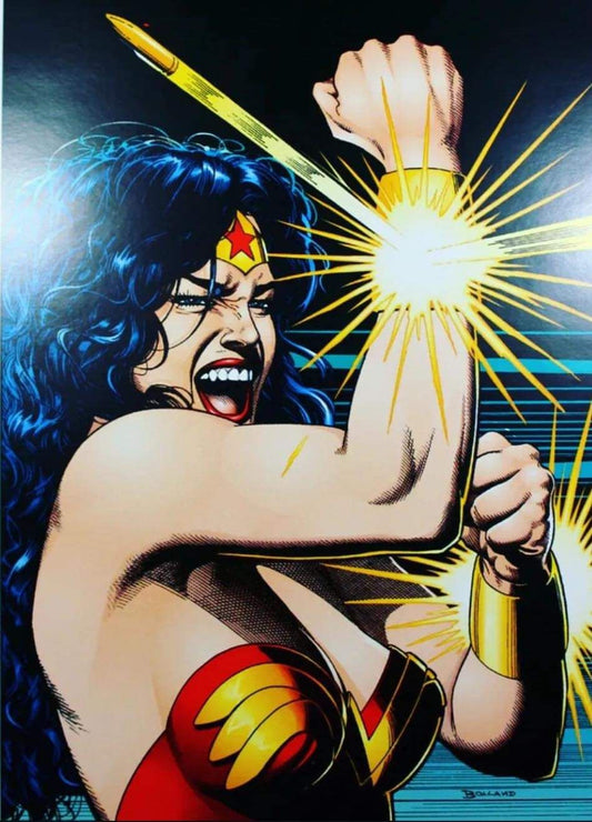 Wonder Woman Action Pose Print Poster