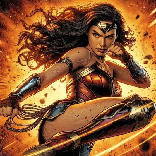 Wonder Woman Action Pose (4) Print Poster