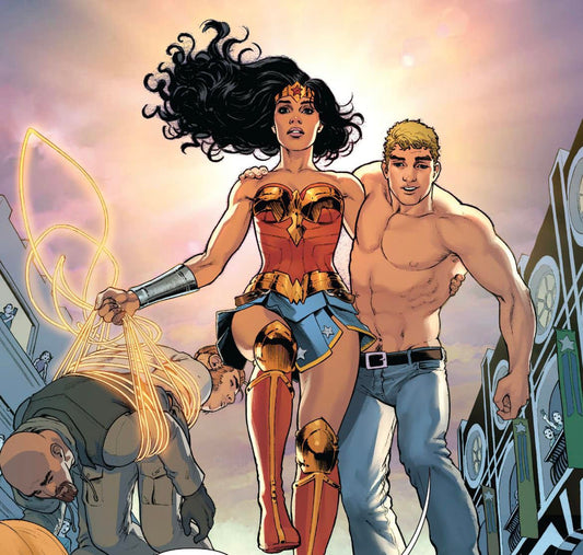 Wonder Woman Action Scene (4) Print Poster