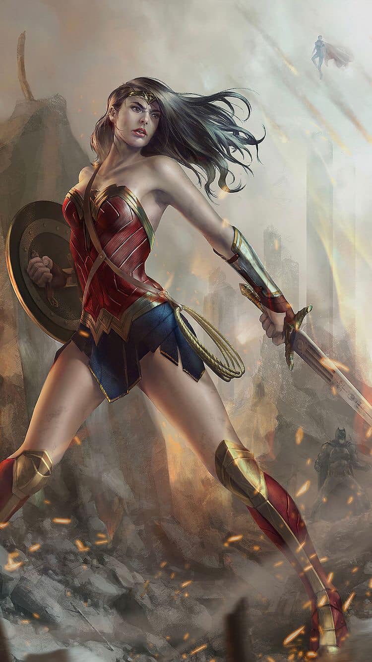 Wonder Woman Action Scene Jigsaw Puzzle