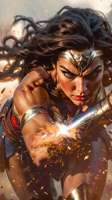 Wonder Woman Action Shot Jigsaw Puzzle