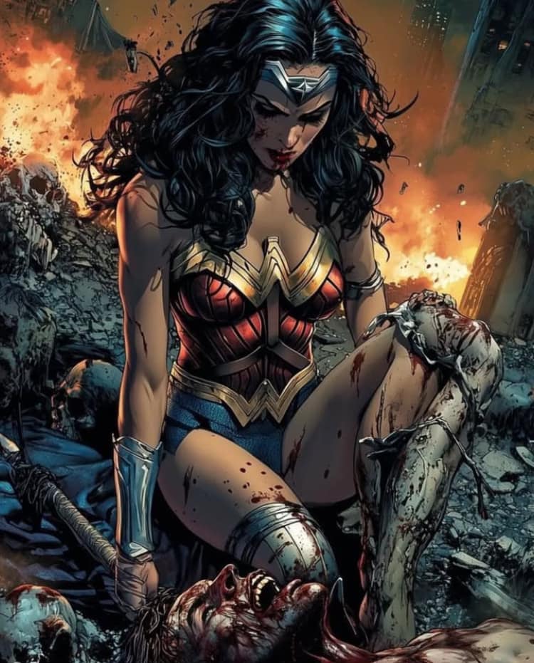 Wonder Woman Battle Scene (3) Jigsaw Puzzle
