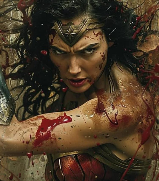 Wonder Woman Battle Scene (4) Print Poster