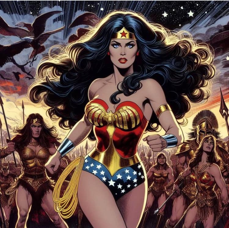 Wonder Woman Battle Scene Jigsaw Puzzle