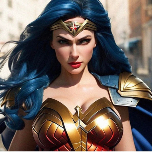 Wonder Woman Cosplay Portrait Print Poster