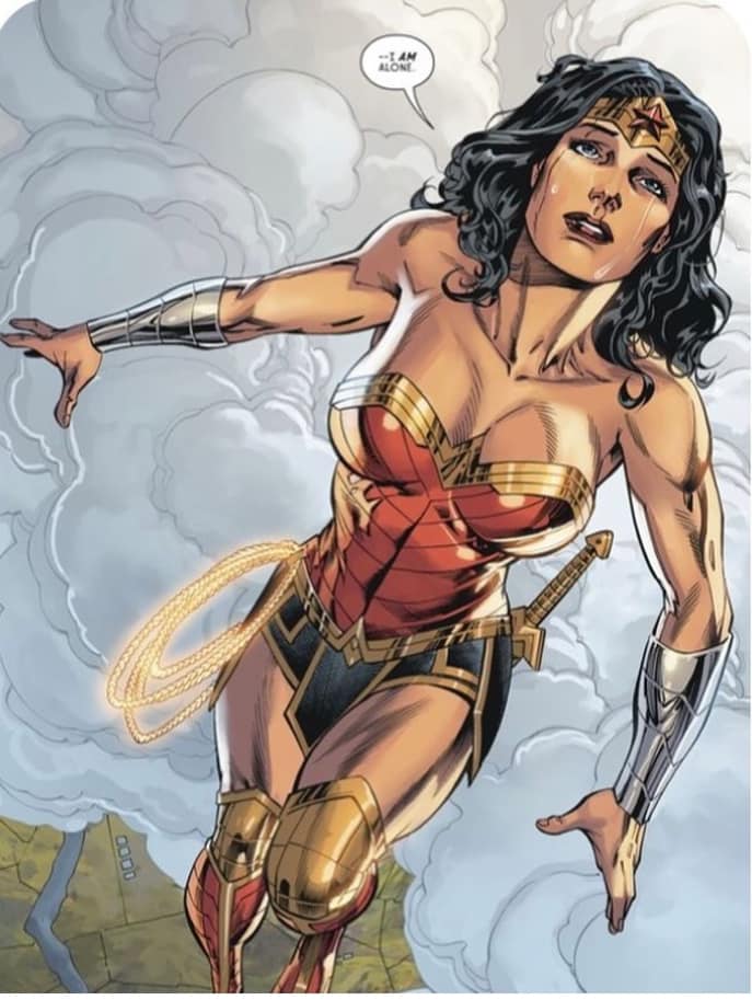 Wonder Woman Flying Alone Jigsaw Puzzle