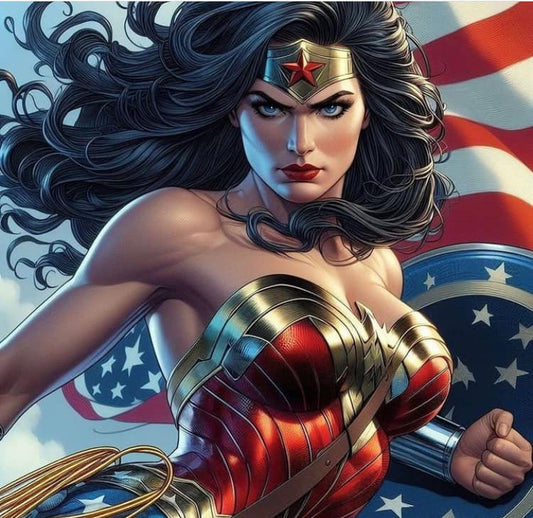 Wonder Woman Heroic Portrait Print Poster