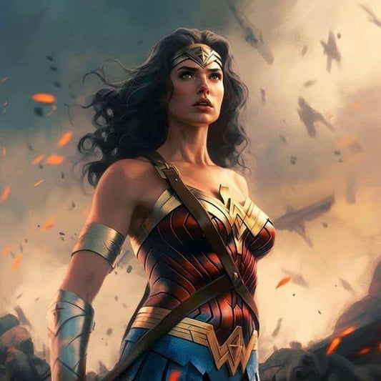 Wonder Woman Heroic Portrait (4) Print Poster