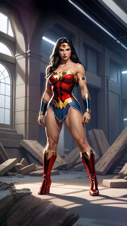 Wonder Woman Heroic Portrait (6) Print Poster