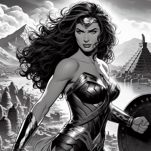 Wonder Woman Heroic Portrait (7) Print Poster