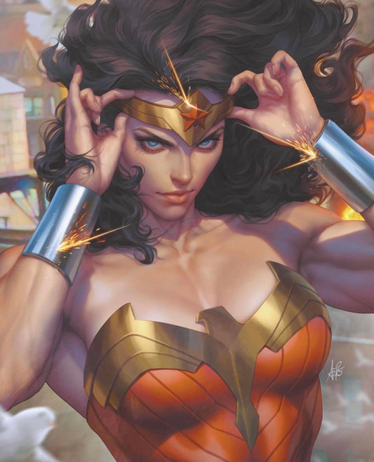 Wonder Woman Portrait Action Print Poster