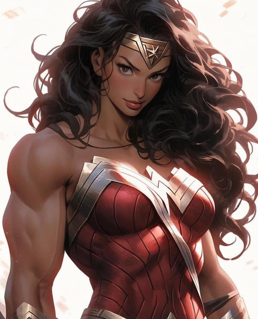 Wonder Woman Portrait (10) Print Poster