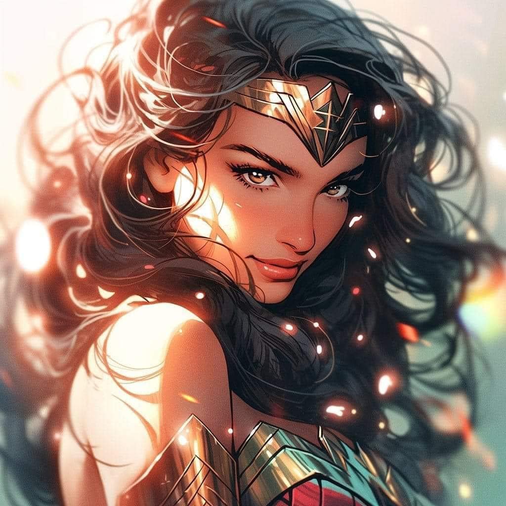 Wonder Woman Portrait (12) Print Poster