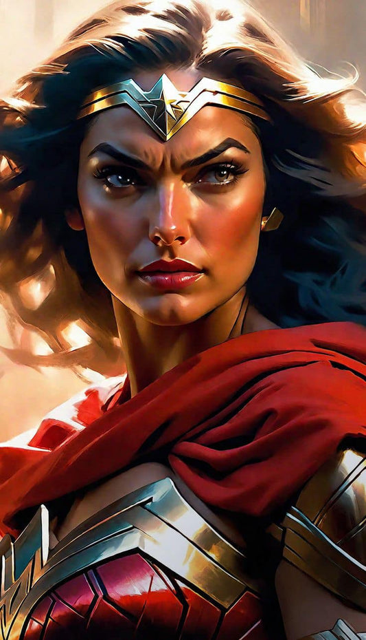 Wonder Woman Portrait (18) Print Poster